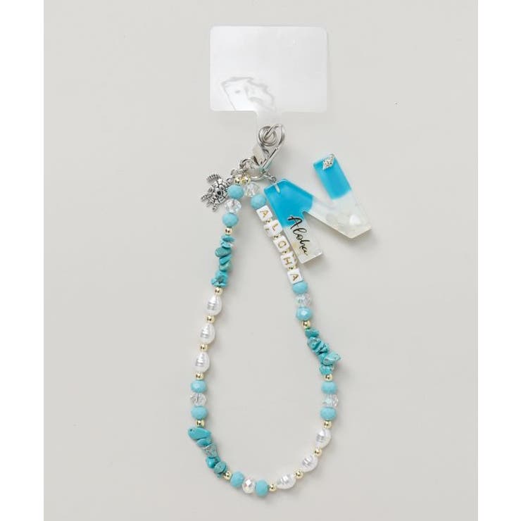 N | 【カヒコ】ラキイニシャルスマホストラップ | アミナコレクション 