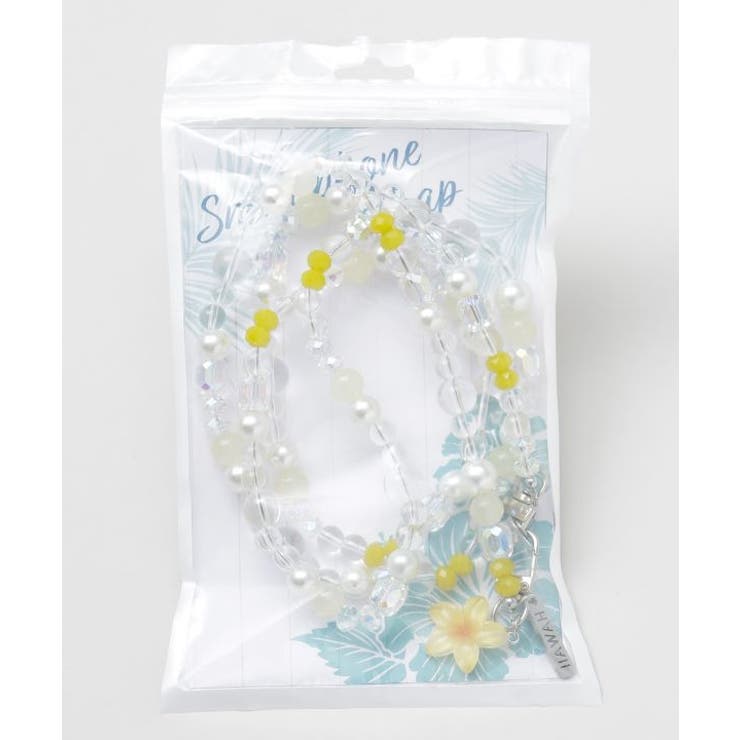 【カヒコ】プルメリアロア ロングスマホストラップ | アミナコレクション  | 詳細画像1 