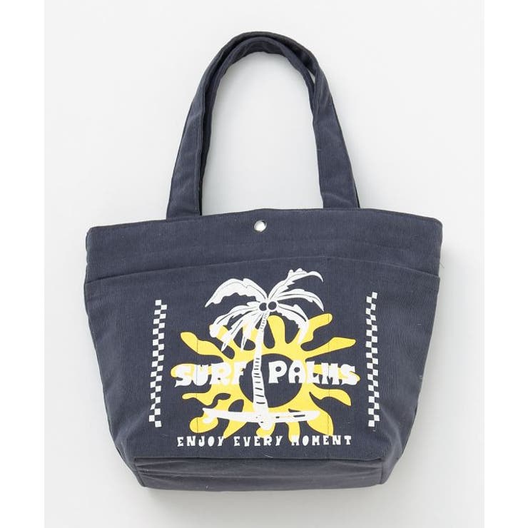 チャコール | 【カヒコ】ルルコーデュロイミニトート【SURF&Palms】 | アミナコレクション 