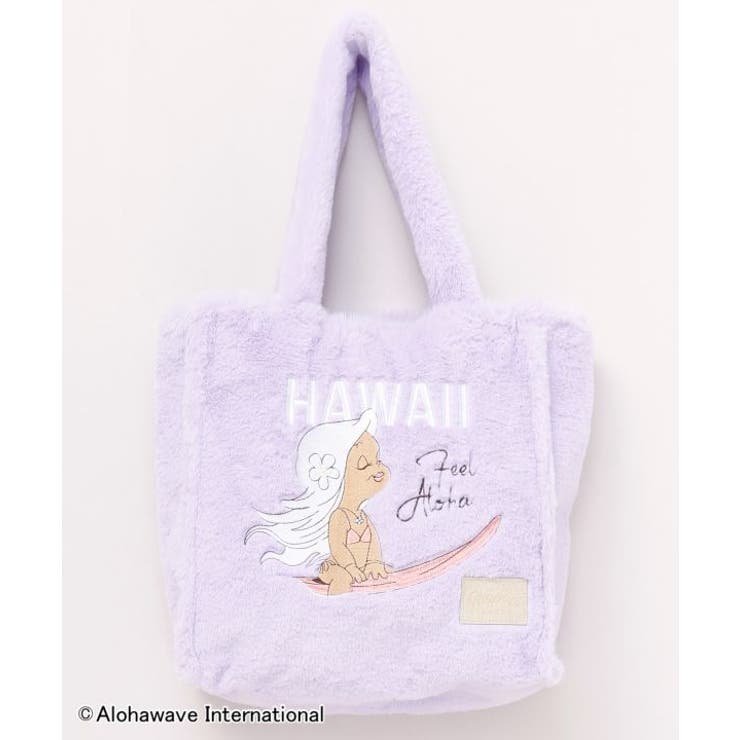 パープル | 【カヒコ】ファートートバッグ【ALOHA MAPUA】 | アミナコレクション 