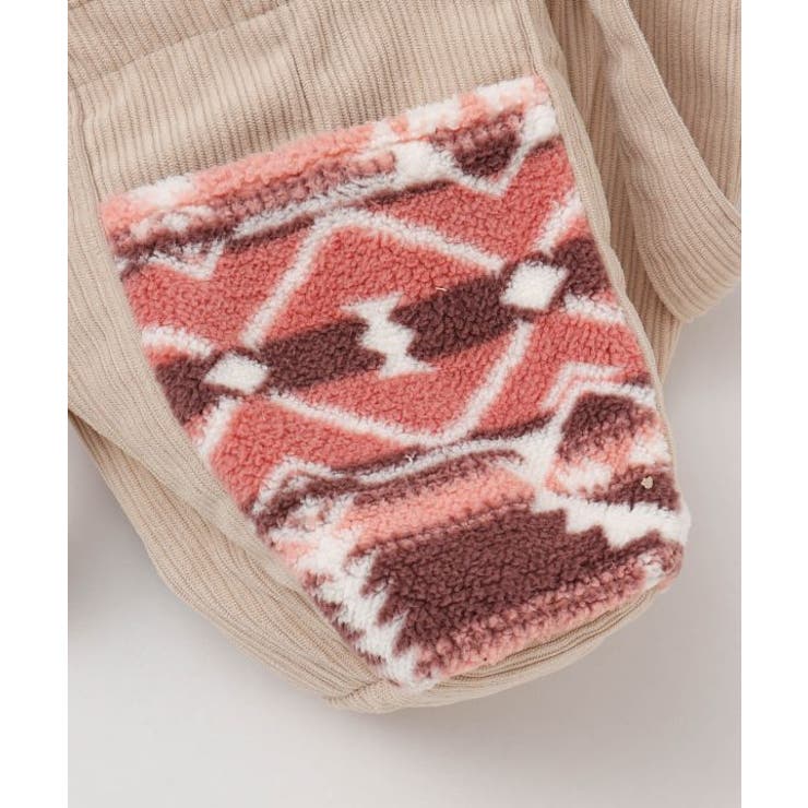 【カヒコ】ミリナコーデュロイ＆ボアトートバッグ | アミナコレクション  | 詳細画像8 