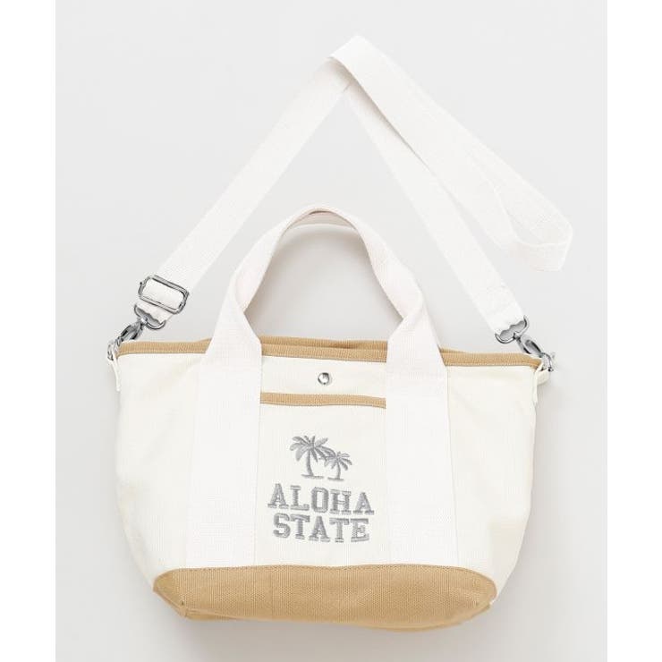 ホワイト | 【カヒコ】ルアエフミニトート＆ショルダーバッグ2WAY | アミナコレクション 