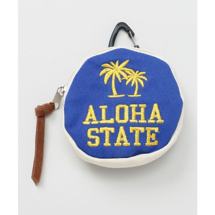 ネイビー | 【カヒコ】ルアエフラウンドポーチ | アミナコレクション 