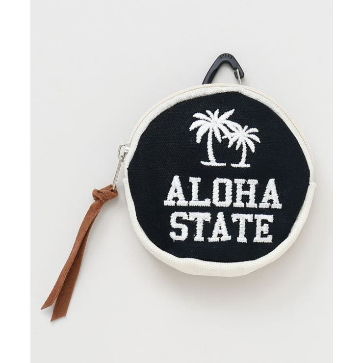 ブラック | 【カヒコ】ルアエフラウンドポーチ | アミナコレクション 