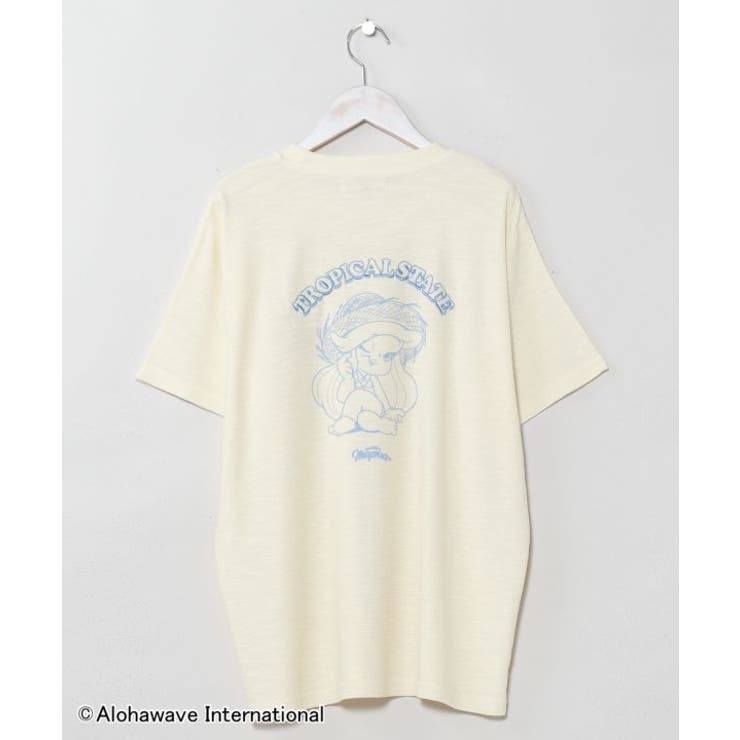 アイボリー | 【カヒコ】ALOHA MAPUA クーオコアメンズTシャツ | アミナコレクション 