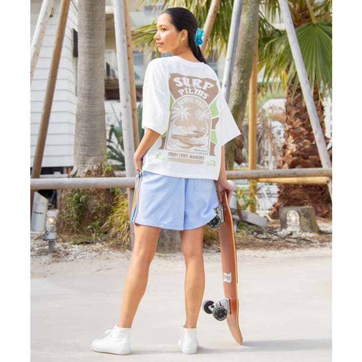 【カヒコ】ビーチリーＴシャツ【SURF&Palms】 | アミナコレクション  | 詳細画像2 