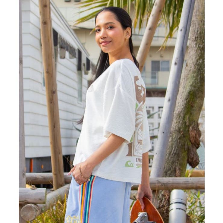 【カヒコ】ビーチリーＴシャツ【SURF&Palms】 | アミナコレクション  | 詳細画像4 