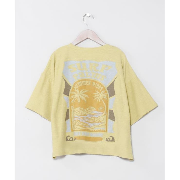 グリーン | 【カヒコ】ビーチリーＴシャツ【SURF&Palms】 | アミナコレクション 