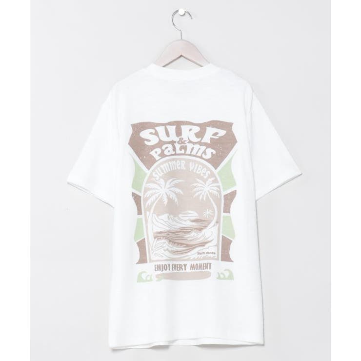 【カヒコ】ビーチリーメンズＴシャツ【SURF&Palms】 | アミナコレクション  | 詳細画像8 
