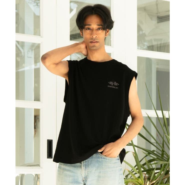 【カヒコ】ビーチリーメンズタンクトップ【SURF&Palms】 | アミナコレクション  | 詳細画像2 