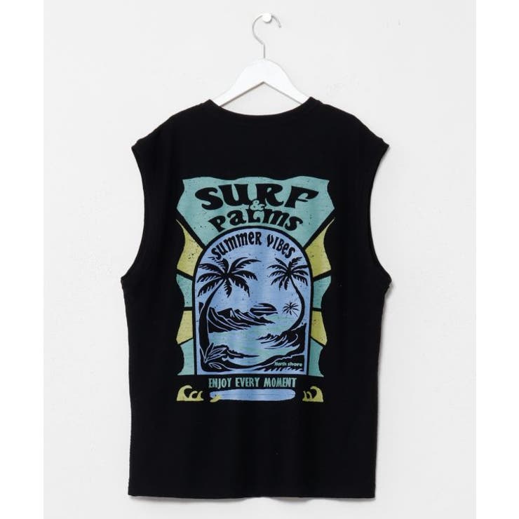 【カヒコ】ビーチリーメンズタンクトップ【SURF&Palms】 | アミナコレクション  | 詳細画像3 