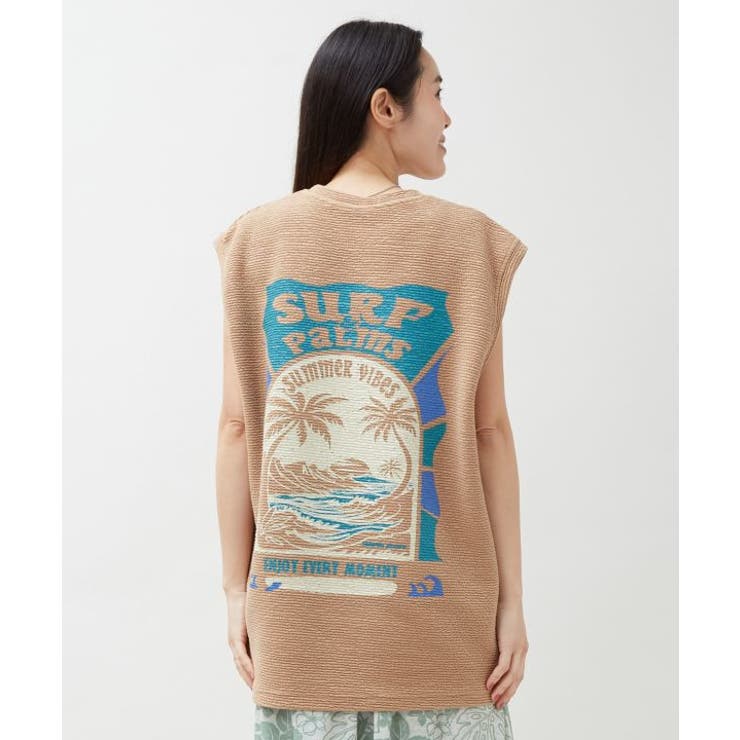 【カヒコ】ビーチリーメンズタンクトップ【SURF&Palms】 | アミナコレクション  | 詳細画像7 