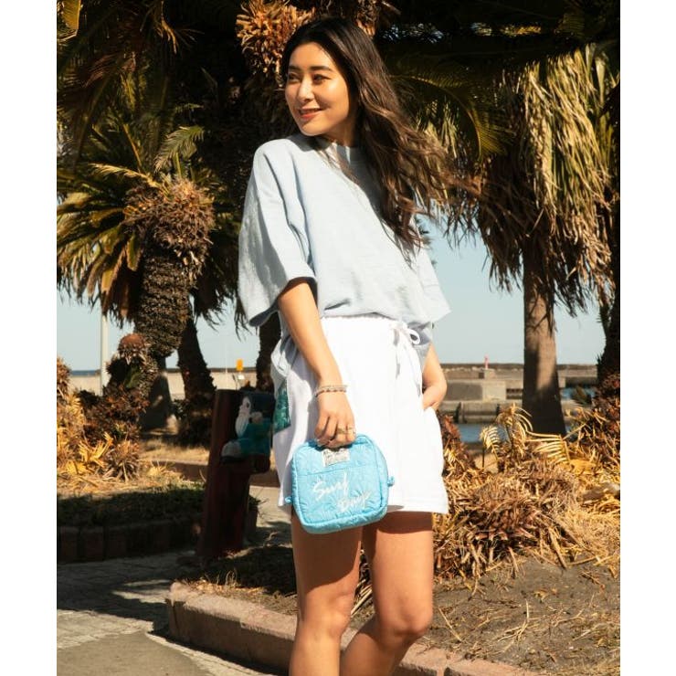 【カヒコ】サーフキルティングポーチ | アミナコレクション  | 詳細画像1 