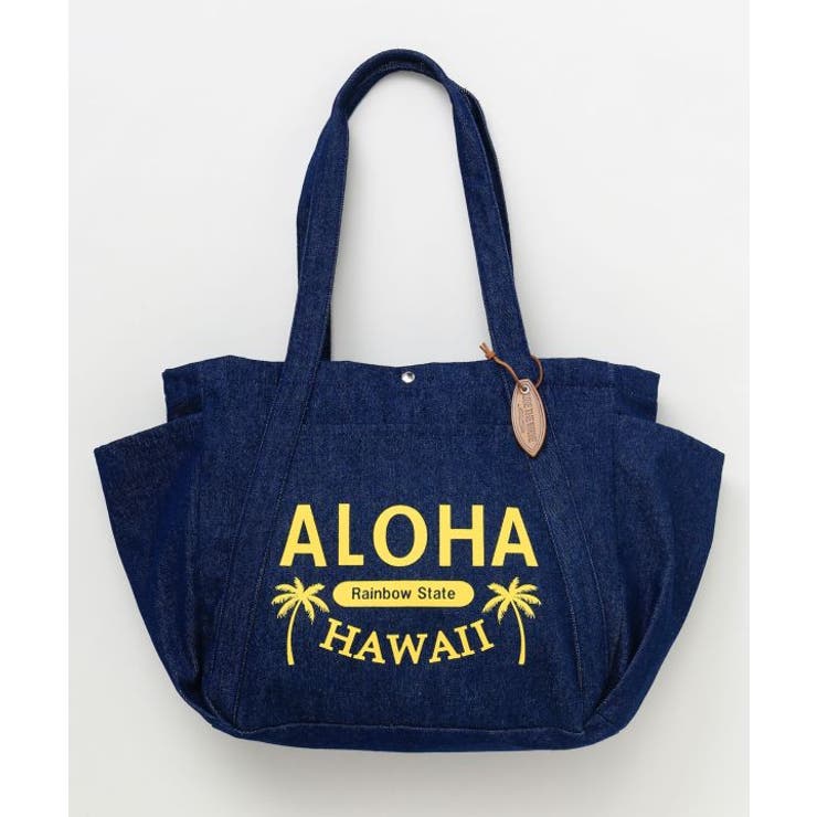 ネイビー | 【カヒコ】カノアデニムトートバッグ | アミナコレクション 