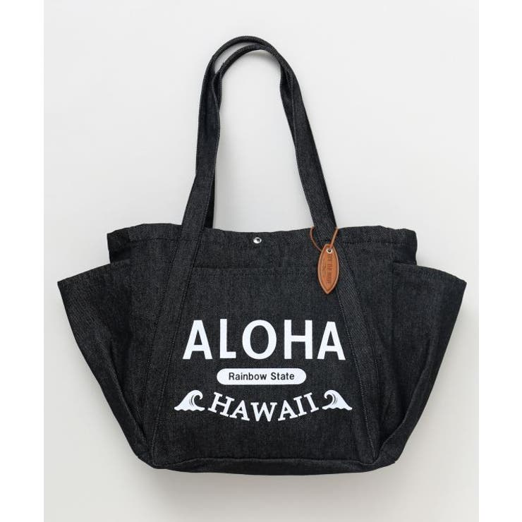 ブラック | 【カヒコ】カノアデニムトートバッグ | アミナコレクション 