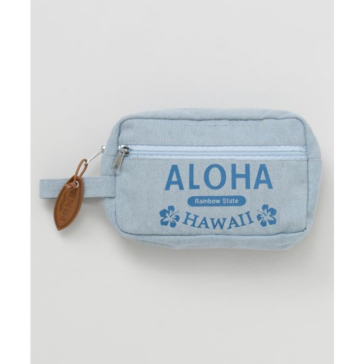 ブルー | 【カヒコ】カノアデニムポーチ | アミナコレクション 