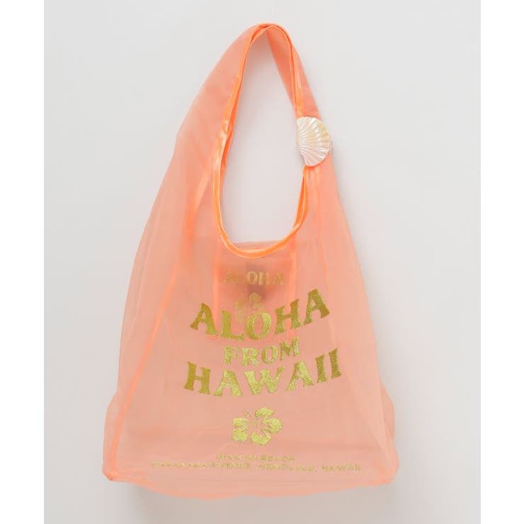 オレンジ | 【カヒコ】アニシェルエコバッグ【ヘアクリップ付き】 | アミナコレクション 