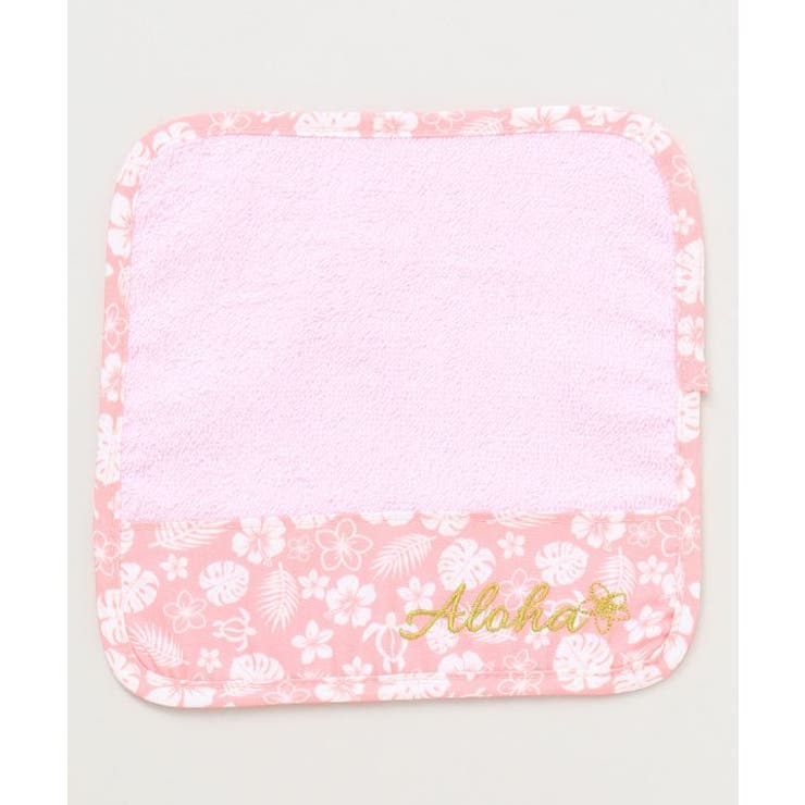 ピンク | 【カヒコ】プメハナミニハンドタオル | アミナコレクション 