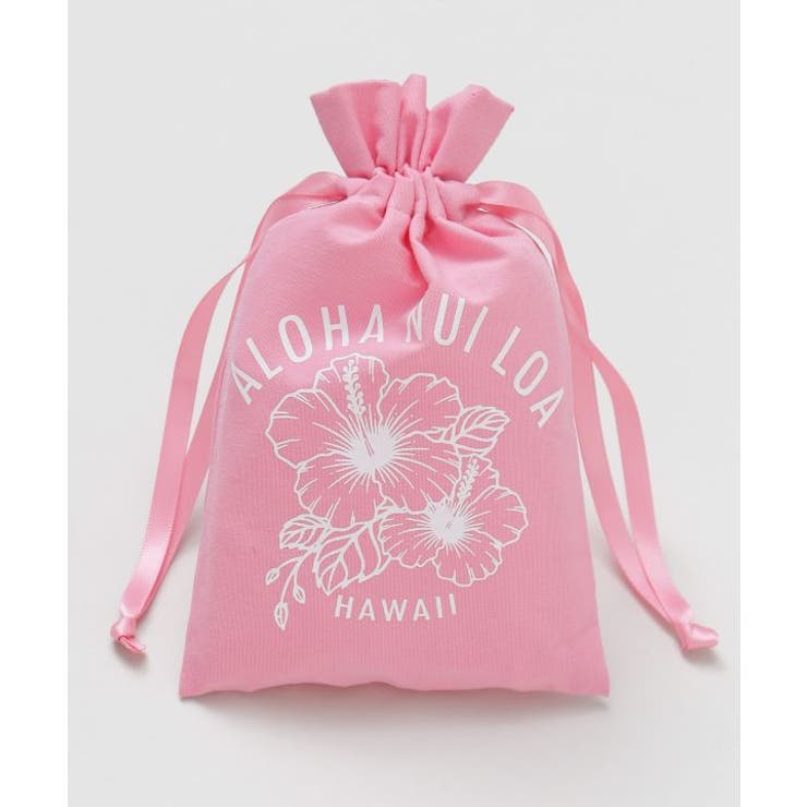 ピンク | 【カヒコ】ウェリナ巾着ギフトポーチ | アミナコレクション 