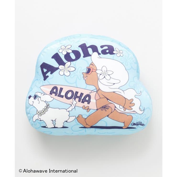 ブルー | 【カヒコ】プアクッション【ALOHA MAPUA】 | アミナコレクション 