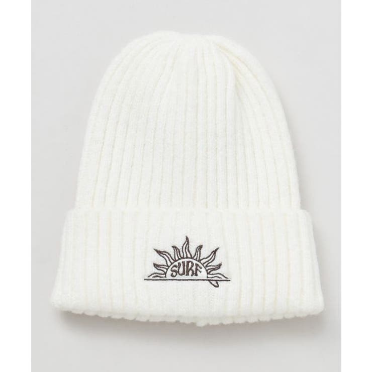 ホワイト | 【カヒコ】キアラニットキャップ【SURF&Palms】 | アミナコレクション 