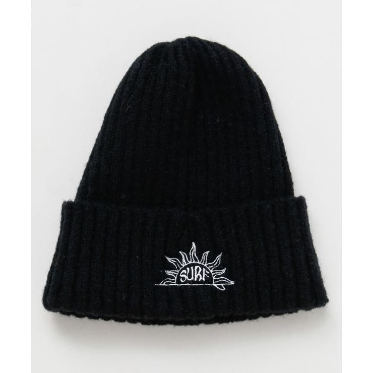 ブラック | 【カヒコ】キアラニットキャップ【SURF&Palms】 | アミナコレクション 