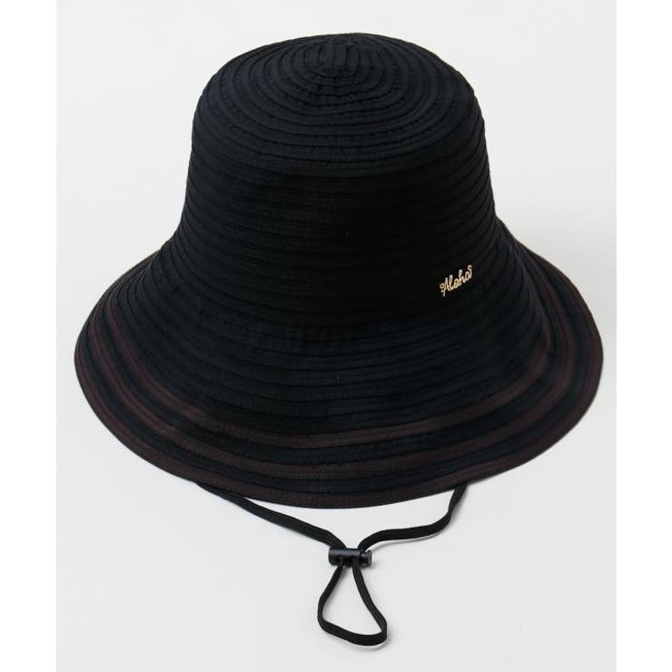 ブラック | 【カヒコ】【UVカット】カナニハット | アミナコレクション 