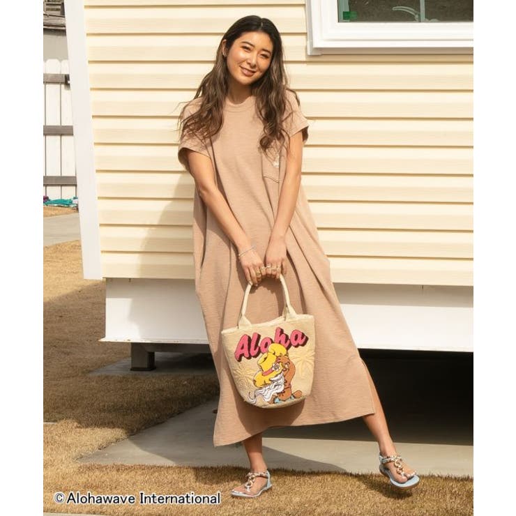 【カヒコ】サガラ刺繍トートバッグ【ALOHA MAPUA】 | アミナコレクション  | 詳細画像1 