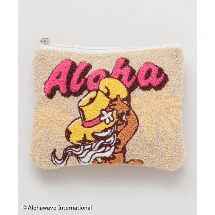 ベージュ | 【カヒコ】サガラポーチ【ALOHA MAPUA】 | アミナコレクション 