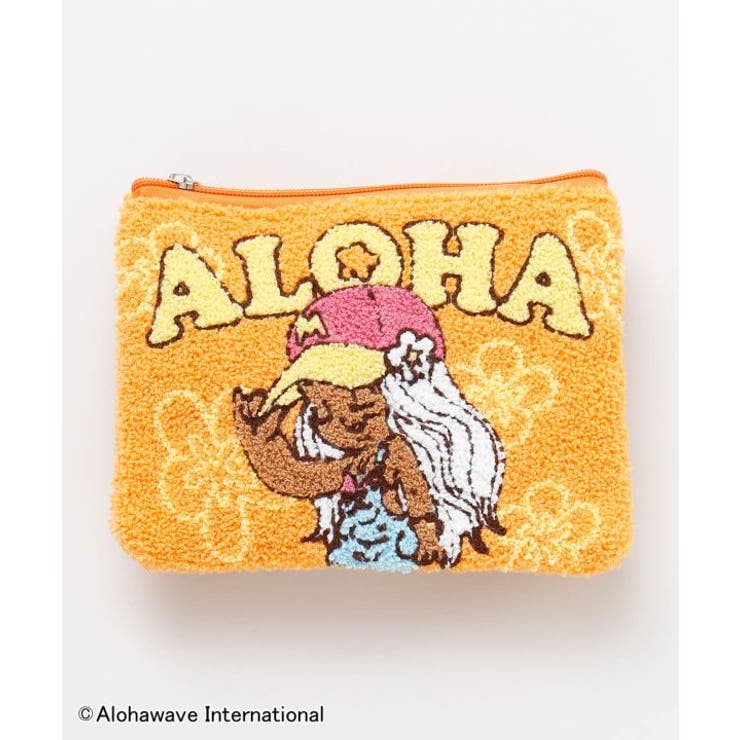 オレンジ | 【カヒコ】サガラポーチ【ALOHA MAPUA】 | アミナコレクション 