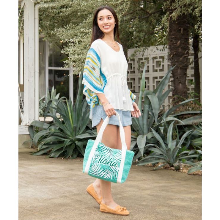 【カヒコ】ウイラニ相良刺繍トートバッグ | アミナコレクション  | 詳細画像1 