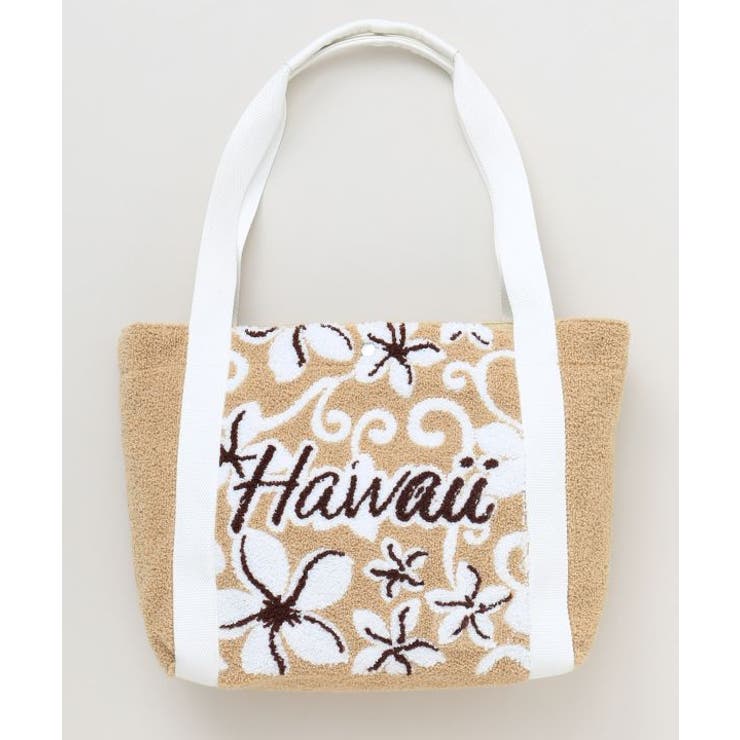 ベージュ | 【カヒコ】ウイラニ相良刺繍トートバッグ | アミナコレクション 