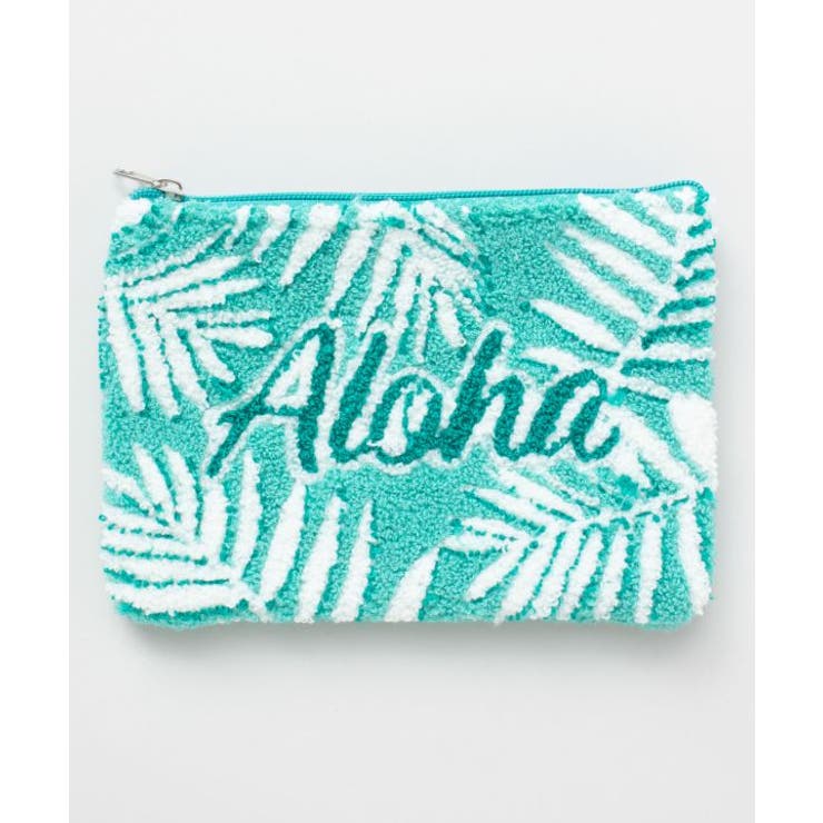 ミント | 【カヒコ】ウイラニ相良刺繍ポーチ | アミナコレクション 