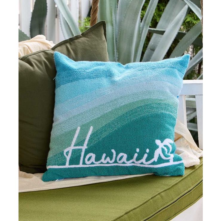 ミント | 【カヒコ】ビーチグラデーションクッションカバー | アミナコレクション 