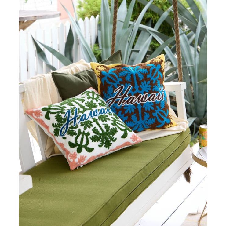 【カヒコ】ナニキルト相良刺繍クッションカバー | アミナコレクション  | 詳細画像2 