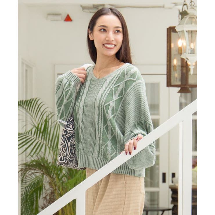 【カヒコ】オプアコットンニットトップス | アミナコレクション  | 詳細画像5 