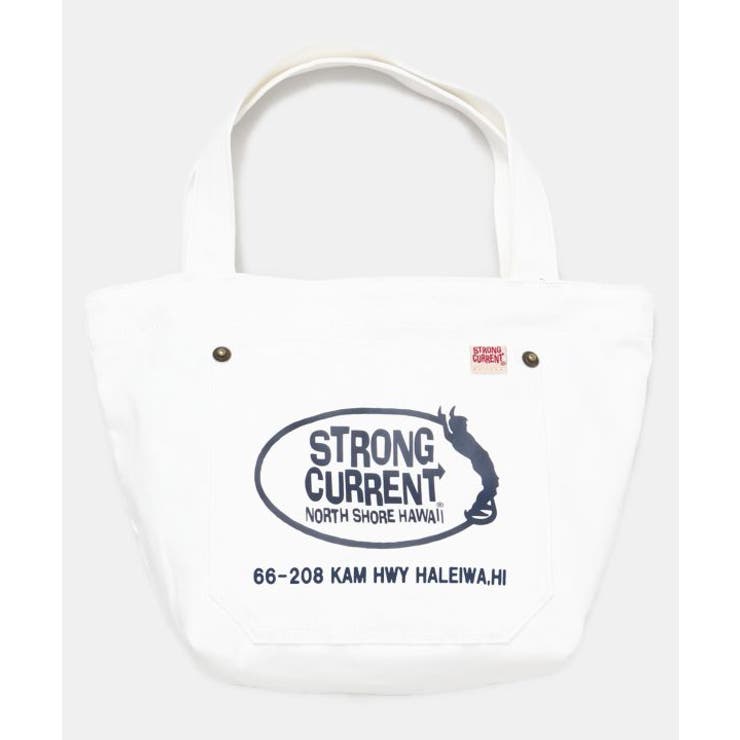 ホワイト | 【カヒコ】ツイルミニトート【STRONG CURRENT】 | アミナコレクション 