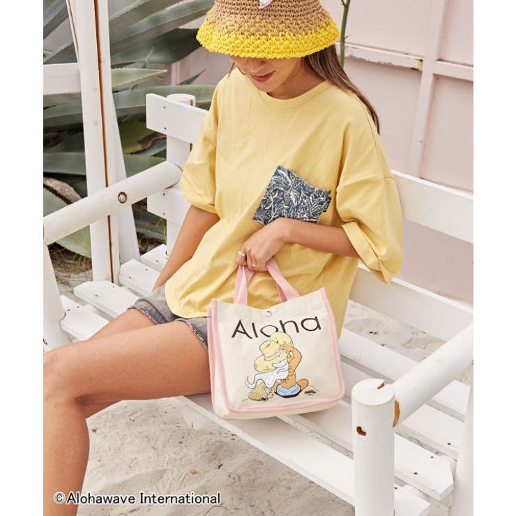 ハピハピ カヒコ】ハウオリミニトートバッグ【ALOHA MAPUA】[品番