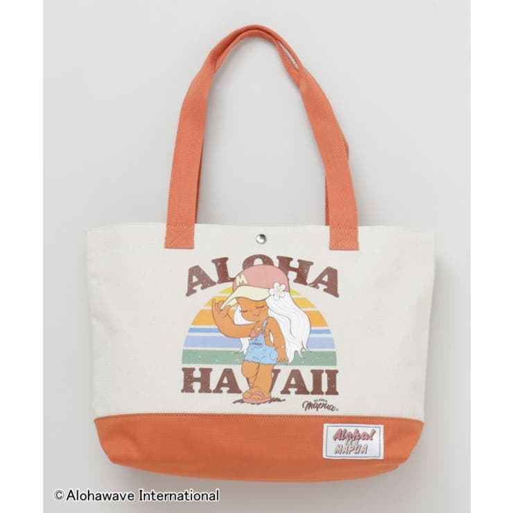 オレンジ | 【カヒコ】ミリミリトートバッグ【ALOHA MAPUA】 | アミナコレクション 