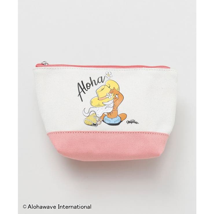 ピンク | 【カヒコ】ミリミリポーチ【ALOHA MAPUA】 | アミナコレクション 