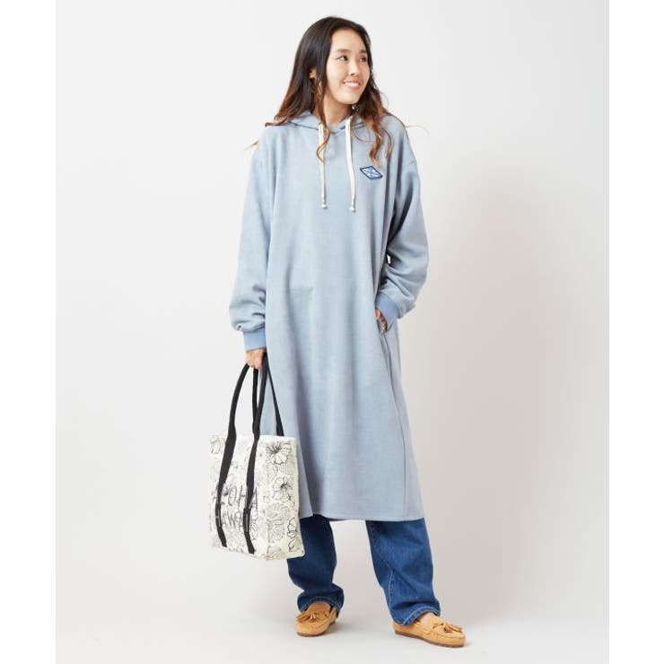 【カヒコ】【SURF&Palms】ソーヤーフードワンピース | アミナコレクション  | 詳細画像1 