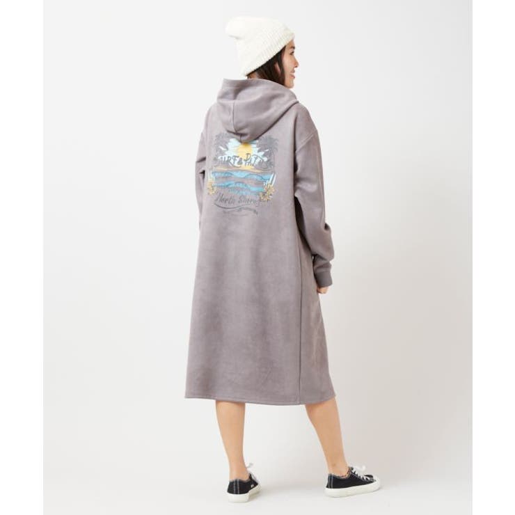 【カヒコ】【SURF&Palms】ソーヤーフードワンピース | アミナコレクション  | 詳細画像5 