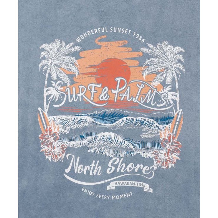 【カヒコ】【SURF&Palms】ソーヤーメンズTシャツ | アミナコレクション  | 詳細画像6 