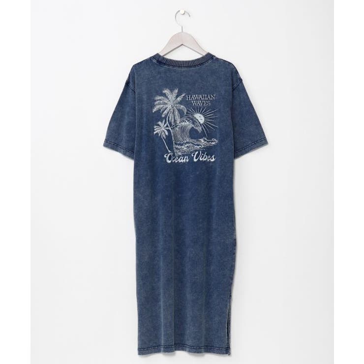 【カヒコ】ケオキTシャツワンピース【SURF&Palms】 | アミナコレクション  | 詳細画像2 