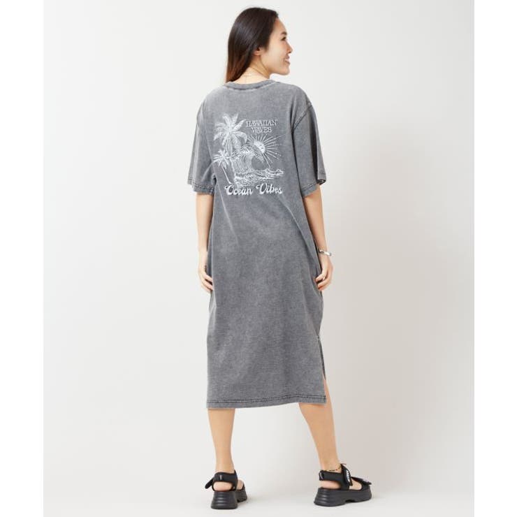 【カヒコ】ケオキTシャツワンピース【SURF&Palms】 | アミナコレクション  | 詳細画像7 