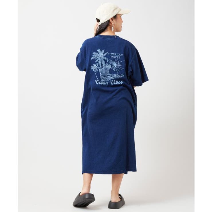 【カヒコ】ケオキTシャツワンピース【SURF&Palms】 | アミナコレクション  | 詳細画像8 