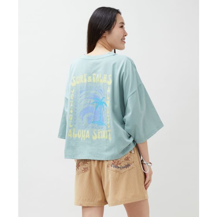 【カヒコ】【UVカット加工】アラホウTシャツ【SURF&Palms】 | アミナコレクション  | 詳細画像7 