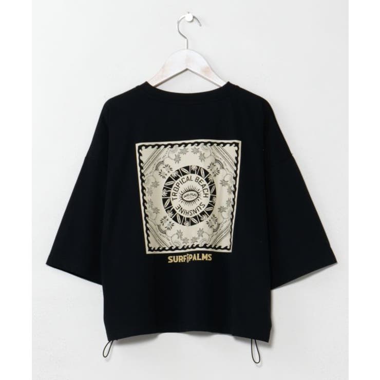 ブラック | 【カヒコ】【UVカット加工】アラホウTシャツ【SURF&Palms】 | アミナコレクション 