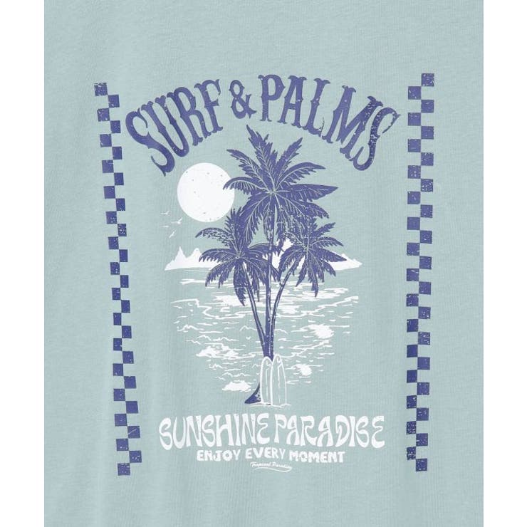 【カヒコ】【UVカット加工】アラホウメンズＴシャツ【SURF&Palms】 | アミナコレクション | 詳細画像10 
