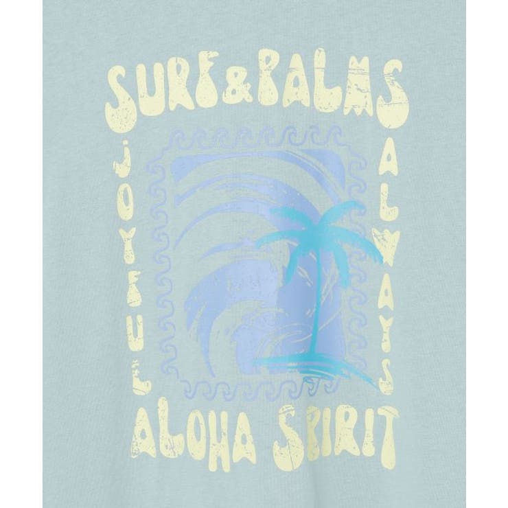 【カヒコ】【UVカット加工】アラホウメンズＴシャツ【SURF&Palms】 | アミナコレクション | 詳細画像14 